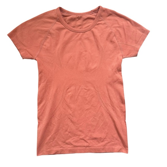 Lululemon Swiftly Tech Short Sleeve Shirt in Pink Savannah Size 4 - Picture 1 of 9